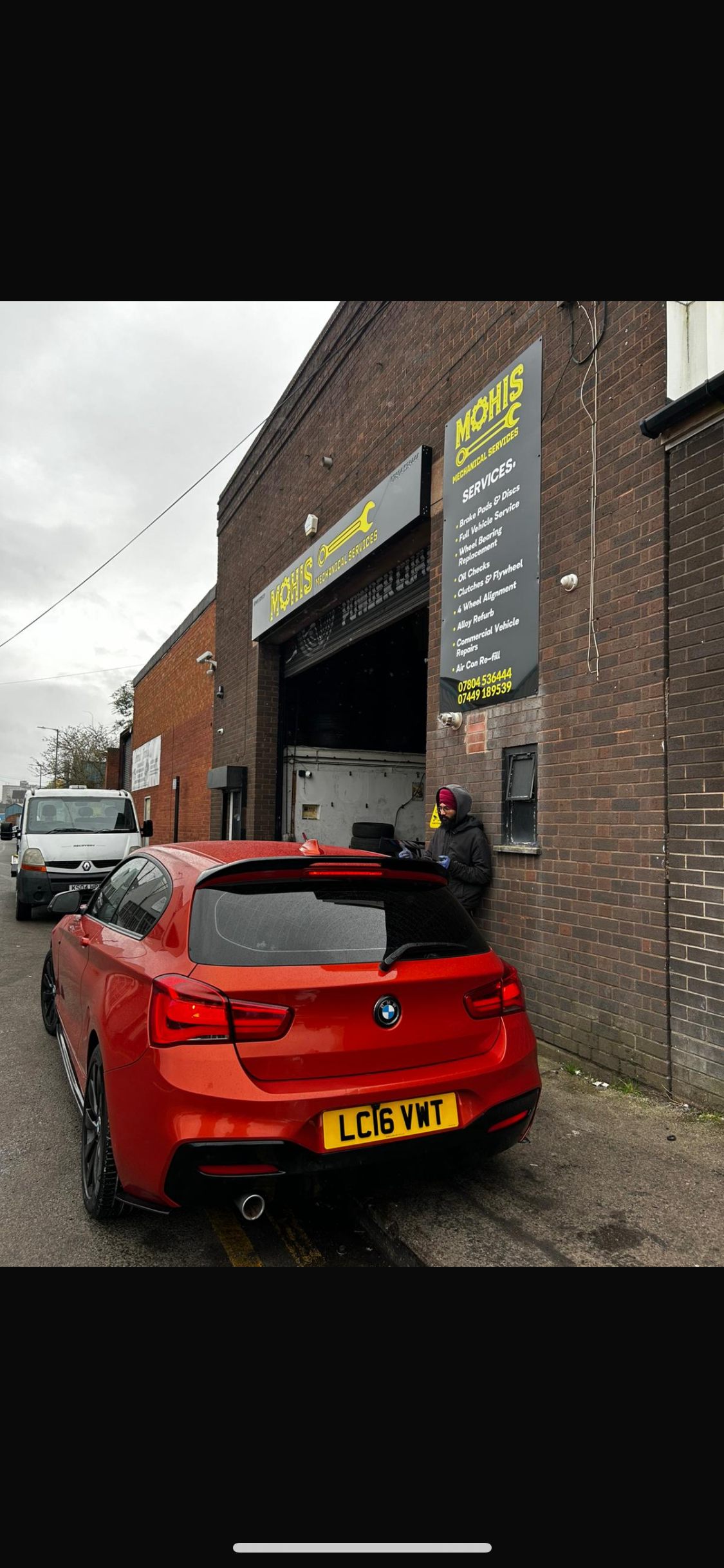 Professional wheel alignment equipment at Marlow Tyre Walsall
